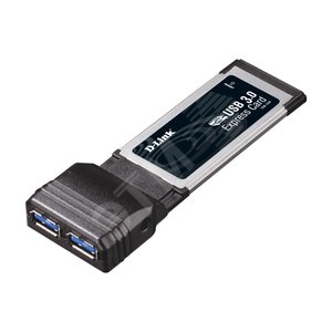 Адаптер для шины ExpressCard 2-портовый USB 3.0 (DL-DUB-1320/A1A) - D-Link