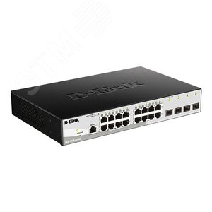 Коммутатор управляемый L2 8 портов 10/100 Мб/с, 2хSFP 100/1000 Мб/с - D-Link