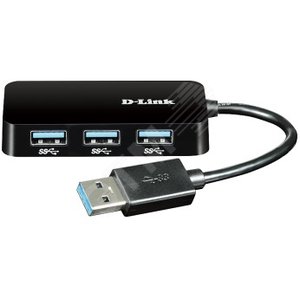 Адаптер 4-портовый USB 3,0 (DUB-1341/A1A) - D-Link