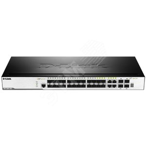 Коммутатор управляемый L2 24 порта Combo/SFP 100 1000 10000 (10G) Мб/с - D-Link