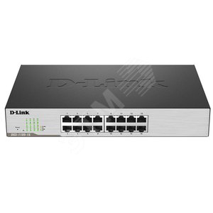 Коммутатор компактный 16 портами 10/100/1000Base-T (DGS-1100-16/B2A) - D-Link