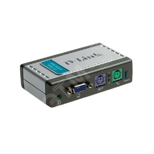 Переключатель на 2 компьютера, звук (кабели в комплекте) (KVM-121/A2A) - D-Link