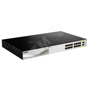 Коммутатор EasySmart с 14 портами 10GBase-X SFP+ и 2 комбо-портами 10GBase-T/SFP+ (DL-DXS-1100-16SC/A1A) - D-Link