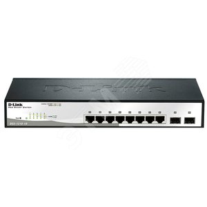Коммутатор управляемый L2 8 портов RJ45/SFP 10 100 1000 Мб/с - D-Link