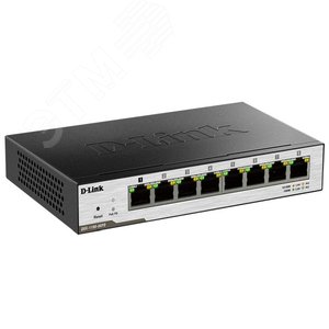 Коммутатор EasySmart управляемый 8 портов (DL-DGS-1100-08PD/B1B) - D-Link