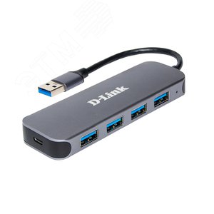 Адаптер 4 порта USB 3.0 DL-DUB-1341/C2A (DL-DUB-1341/C2A) - D-Link