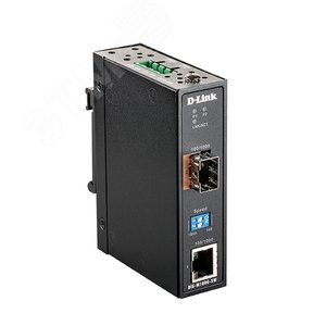 Медиаконвертер промышленный 1хRJ45, 1хSFP, 1 Гб/с, IP30 - D-Link