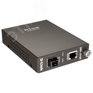 Конвертер 1G UTP в 1G SM Single Fiber (15km,      1xSC), ресивер DL-DMC-1910R/A9A - D-Link