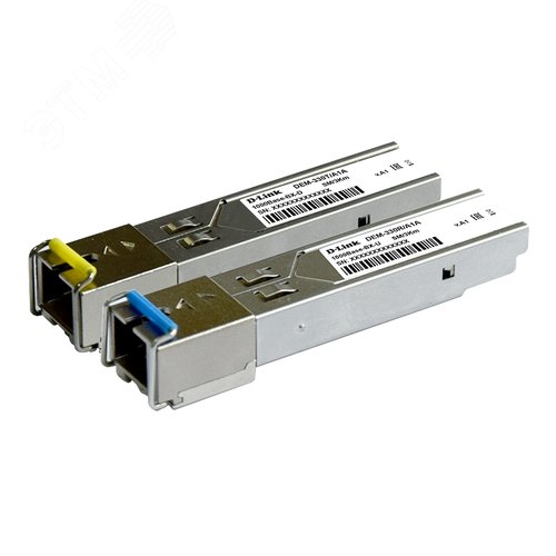 Модуль SFP 1хLC, 1.25 Гб/с, SC, WDM Tx:1310/Rx:1550 нм, до 3/10 км - фото 3