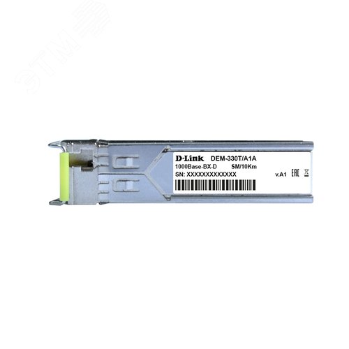 Модуль SFP+ 1хLC, 1.25 Гб/с, SC, WDM Tx:1550/Rx:1310 нм, до 3/10 км - фото 4