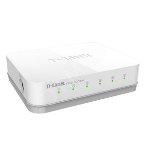 Коммутатор 5 портов 10/100/1000 (DL-DGS-1005A/D1A) - D-Link