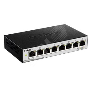 Коммутатор настраиваемый EasySmart с 8 портами 10/100/1000Base-T (DL-DGS-1100-08/B1A) - D-Link