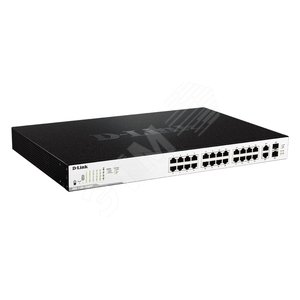 Коммутатор EasySmart с 24 портами 10/100/1000Base-T и 2 портами 1000Base-X SFP (DL-DGS-1100-26MPP/B1A) - D-Link