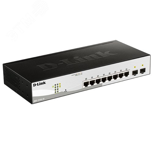 Коммутатор управляемый L2 8 портов RJ45/SFP 10 100 1000 Мб/с - фото 2