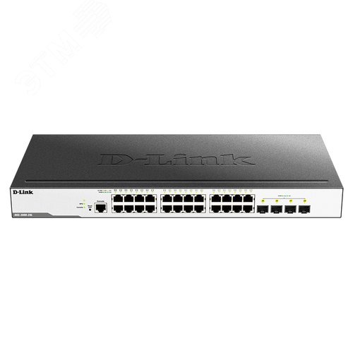 Коммутатор управляемый L2 28 портов RJ45/SFP 10 100 1000 Мб/с - фото 2