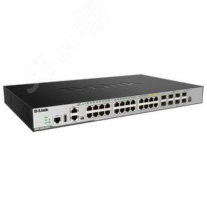 Коммутатор управляемый L3 стековый DL-DGS-3630-28TC/A1ASI (DL-DGS-3630-28TC/A1ASI) - D-Link