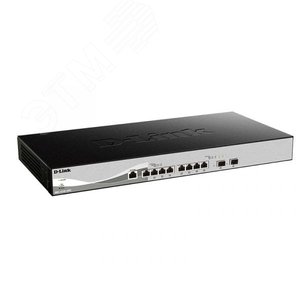 Коммутатор Smart L2+ 8 портов 10GBase-T и 2 порта SFP+ DL-DXS-1210-10TS/A2A (DL-DXS-1210-10TS/A2A) - D-Link