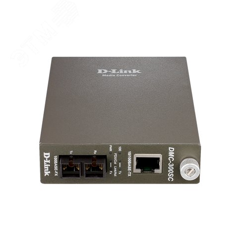 Медиаконвертер 1хRJ45 10/100 Мб/с, 1хSC 100 Мб/с, для кабеля до 2 км 3
