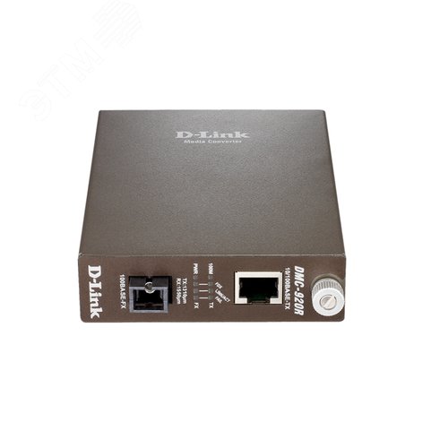 Медиаконвертер WDM 1хRJ45 10/100 Мб/с, 1хSC 100 Мб/с, для кабеля до 20 км 3