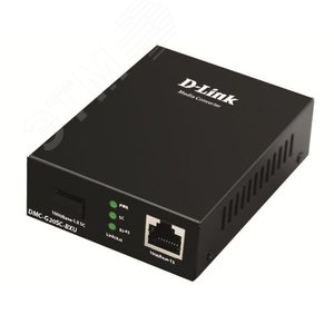 Медиаконвертер 1хSC, 1хRJ45, Tx:1310/Rx:1510, до 20 км - D-Link