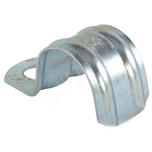 Скоба 25мм однолапковая крепежная металл BSM