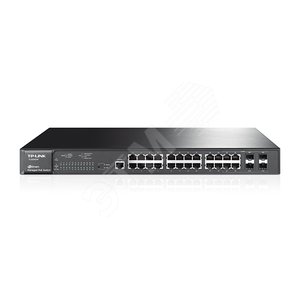 Коммутатор PoE+ 2 уровня 24-портовый гигабитный управляемый (TL-SG3424P) - TP-Link