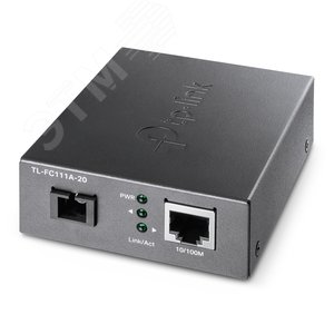 Медиаконвертер гигабитный оптический WDM 1хSC, 1хRJ45 TL-FC111A-20 (TL-FC111A-20) - TP-Link