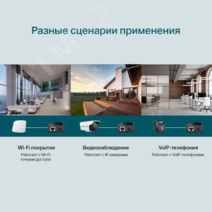 Инжектор PoE, поддержка IEEE 802.3af - фото 5