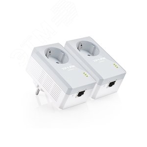 AV500 Комплект адаптеров Powerline со встроенной электророзеткой