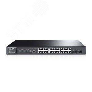 Управляемый JetStream PoE-коммутатор: 24 GE-порта RJ-45 с PoE+ (TL-SG3428XMP) - TP-Link