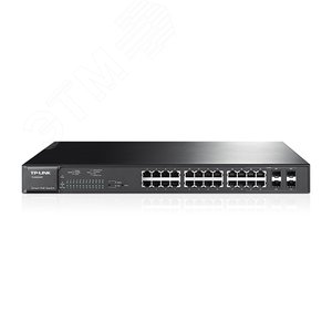 Коммутатор 24-портовый гигабитный PoE+ Smart (TL-SG2424P) - TP-Link