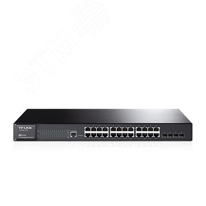 24-портовый гигабитный управляемый коммутатор (TL-T2600G-28TS) - TP-Link