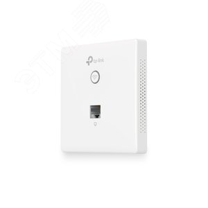 Точка доступа для монтажа в стену, чипсет Qualcomm, до 300 Мбит/с на 2,4 ГГц, поддержка стандартов 802.11b/g/n, 2 порта 10/100 Мбит/с LAN, поддержка 802.3af PoE (TL-EAP115-Wall) - TP-Link