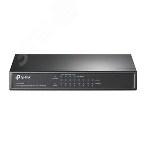 Коммутатор 8-портовый гигабитный настольный PoE (TL-SG1008P) - TP-Link