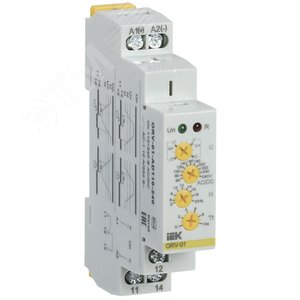 Реле напряжения ORV. 1ф 110-240 В AC/DC (ORV-01-AD110-240) - IEK (ИЭК)