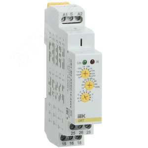 Реле времени ORT многофункциональное 2 контакта 12-240 В AC/DC - ONI (IEK)