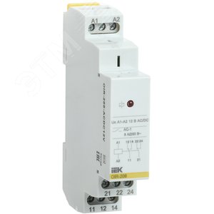 Реле промежуточное OIR 2 контакта (8А) 12 В AC/DC - ONI (IEK)