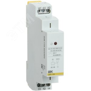 Реле промежуточное OIR 1 контакт (16А) 230 В AC - ONI (IEK)