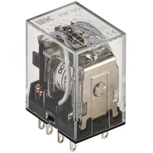 Реле промежуточное 5А 12В 3ПК РЭК78/3 без розетки (RRP20-3-05-012D) - IEK (ИЭК)