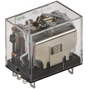 Реле промежуточное 10А 220В 4ПК РЭК77/4 без розетки (RRP10-4-10-220A) - IEK (ИЭК)