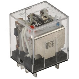 Реле промежуточное 12В AC 3пк 10A РЭК77/3 c индикацией (RRP10-3-10-012A-LED)