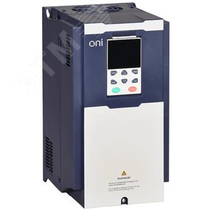 Преобразователь частоты K750 380В 3 фазы, мощность 7,5-11 кВт 17-25А, IP20 - ONI (IEK)