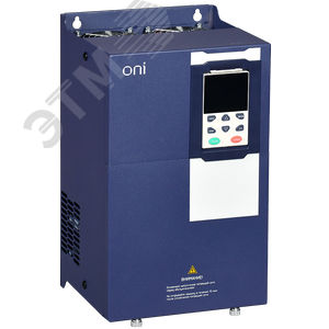 Преобразователь частоты K750 380В 3 фазы, мощность 15-18 кВт 32-37А, IP20 - ONI (IEK)