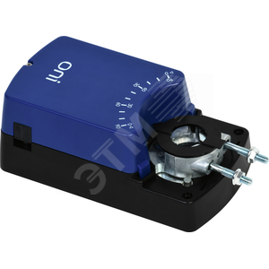 Привод заслонки 40Нм 24В AC/DC регулируемый 0-10В/4-20А без возвратной пружины с дополнительным переключателем