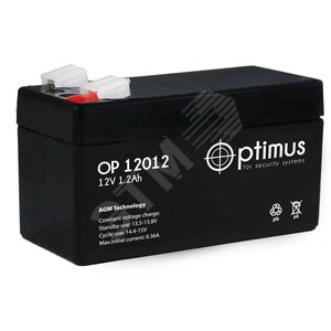 Аккумулятор OP 12В 1,2Ач - Optimus АКБ