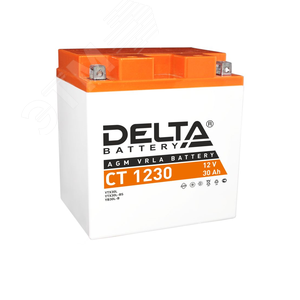 Аккумулятор CT 12В 30Ач (CT 1230) - Delta MOTO