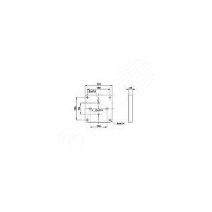 Плита монтажная Service kit base plate cpl. TP/TPE - Grundfos