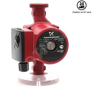 Насос циркуляционный с мокрым ротором UPS 25-40 PN10 1х230В/50 Гц в/к с гайками (96281375) - Grundfos