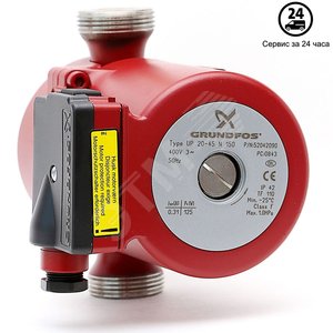 Насос циркуляционный с мокрым ротором UP 20-45 N PN10 1х230В/50 Гц Grundfos 95906472 - Grundfos