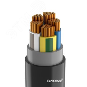Кабель силовой ППГнг(A)-HF 5х185мс (N.PE)-1 многопроволочный ТРТС - Кабэкс